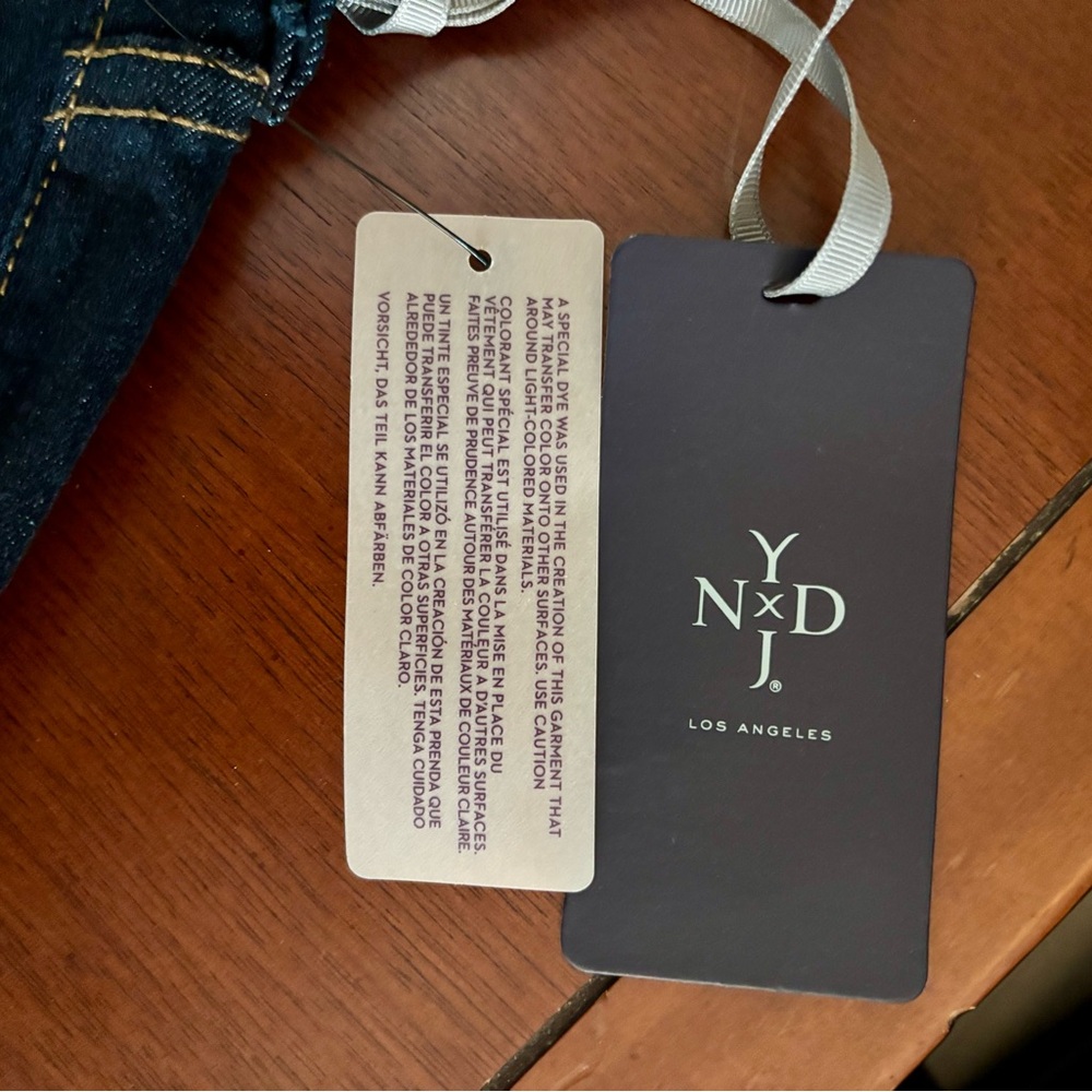 NYDJ Women's Dark Blue Denim Ankle Jeans - Picture 5 of 6